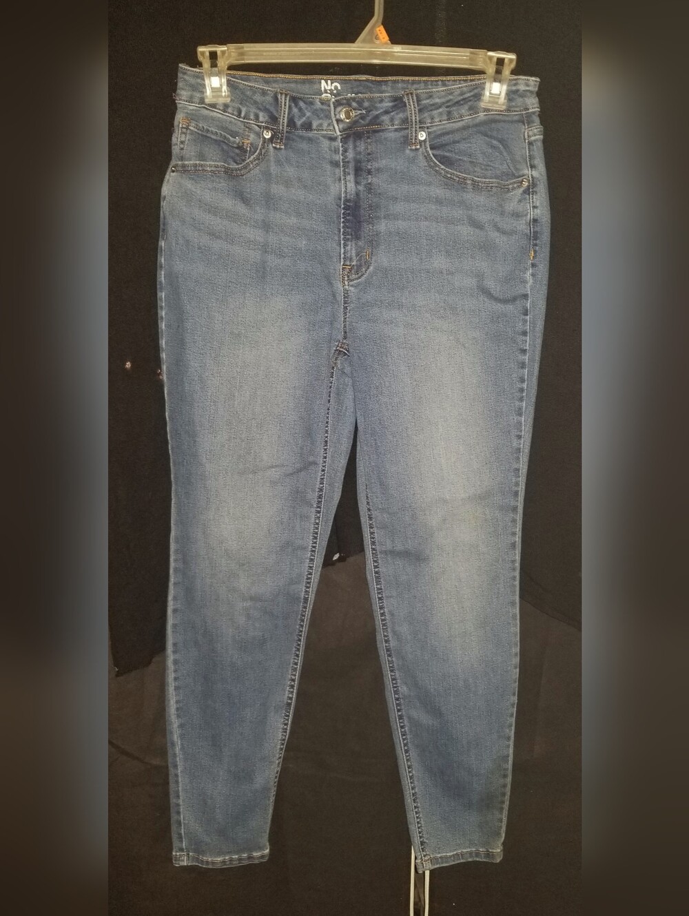 Women's No Boundaries High-Rise Ankle Skinny Blue Jeans 12